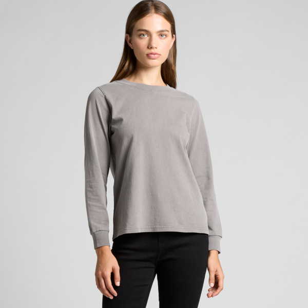 AS Colour Womens Heavy Faded Long Sleeved Tee Thumbnail